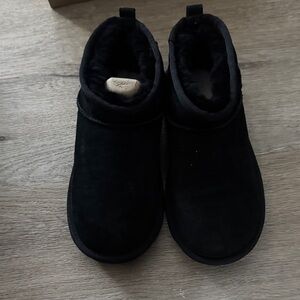 like new **** Black Suede Ankle Boots